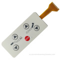 Мембранный рельефный кнопочный переключатель и гибкие цепи